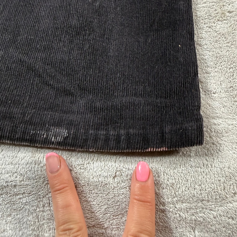 Levis Pants Women 28x34 Black 517 Corduroy Flare Bootcut Vintage 70s Western - Picture 7 of 13